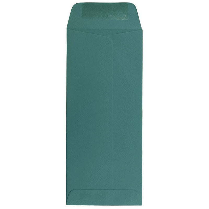JAM Paper #10 Policy Business Envelopes, 4.125 x 9.5, Teal, Bulk 1000/Carton (21512995B)