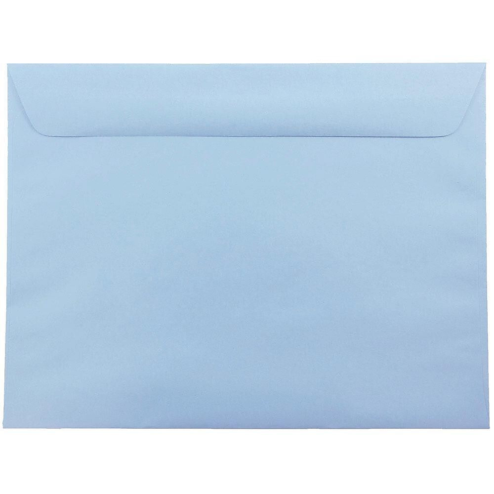 JAM Paper 9 x 12 Booklet Envelopes, Baby Blue, Bulk 1000/Carton (21515987B)