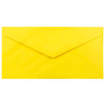 JAM Paper Monarch Colored Envelopes, 3.875 x 7.5, Yellow Recycled, 25/Pack (34097577)