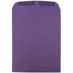JAM Paper 9" x 12"" Open End Catalog Envelopes, Dark Purple, 10/Pack (51287430D)