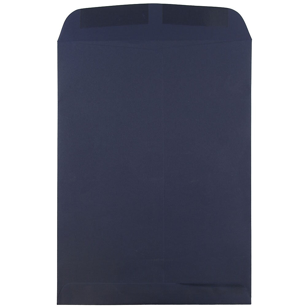 JAM Paper 9" x 12" Open End Catalog Envelopes, Navy Blue, 10/Pack (51287431C)