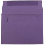JAM Paper 4Bar A1 Invitation Envelopes, 3.625 x 5.125, Dark Purple, 25/Pack (563912502)