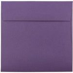 JAM Paper 6 x 6 Square Invitation Envelopes, Dark Purple, Bulk 1000/Carton (563912522B)