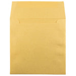 JAM Paper 6.5 x 6.5 Square Metallic Invitation Envelopes, Stardream Gold, 25/Pack (GCST508)