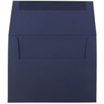 JAM Paper A2 Invitation Envelopes, 4.375 x 5.75, Navy Blue, 25/Pack (LEBA617)