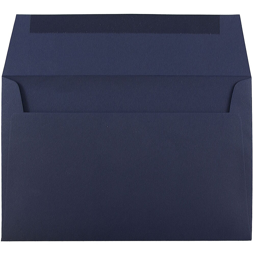 JAM Paper A10 Invitation Envelopes, 6 x 9.5, Navy Blue, Bulk 1000/Carton (LEBA867B)