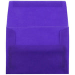 JAM Paper A6 Translucent Vellum Invitation Envelopes, 4.75 x 6.5, Primary Blue, 25/Pack (PACV657)