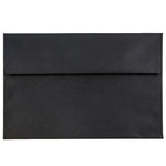 JAM PAPER Gummed A7 Square Invitation Envelopes, 5 1/4" x 7 1/4", Black, 25/Pack (95125I)