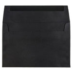 JAM PAPER Gummed A7 Square Invitation Envelopes, 5 1/4" x 7 1/4", Black, 25/Pack (95125I)