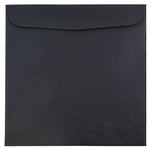 JAM Paper 9.5 x 9.5 Square Invitation Envelopes, Black Linen, 25/Pack (V01216)