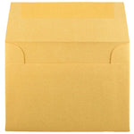 JAM Paper 4Bar A1 Metallic Invitation Envelopes, 3.625 x 5.125, Stardream Gold, 25/Pack (V018244)