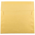 JAM Paper A8 Metallic Invitation Envelopes, 5.5 x 8.125, Stardream Gold, 25/Pack (V018295)