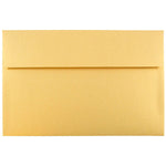 JAM Paper A10 Metallic Invitation Envelopes, 6 x 9.5, Stardream Gold, 25/Pack (V018299)