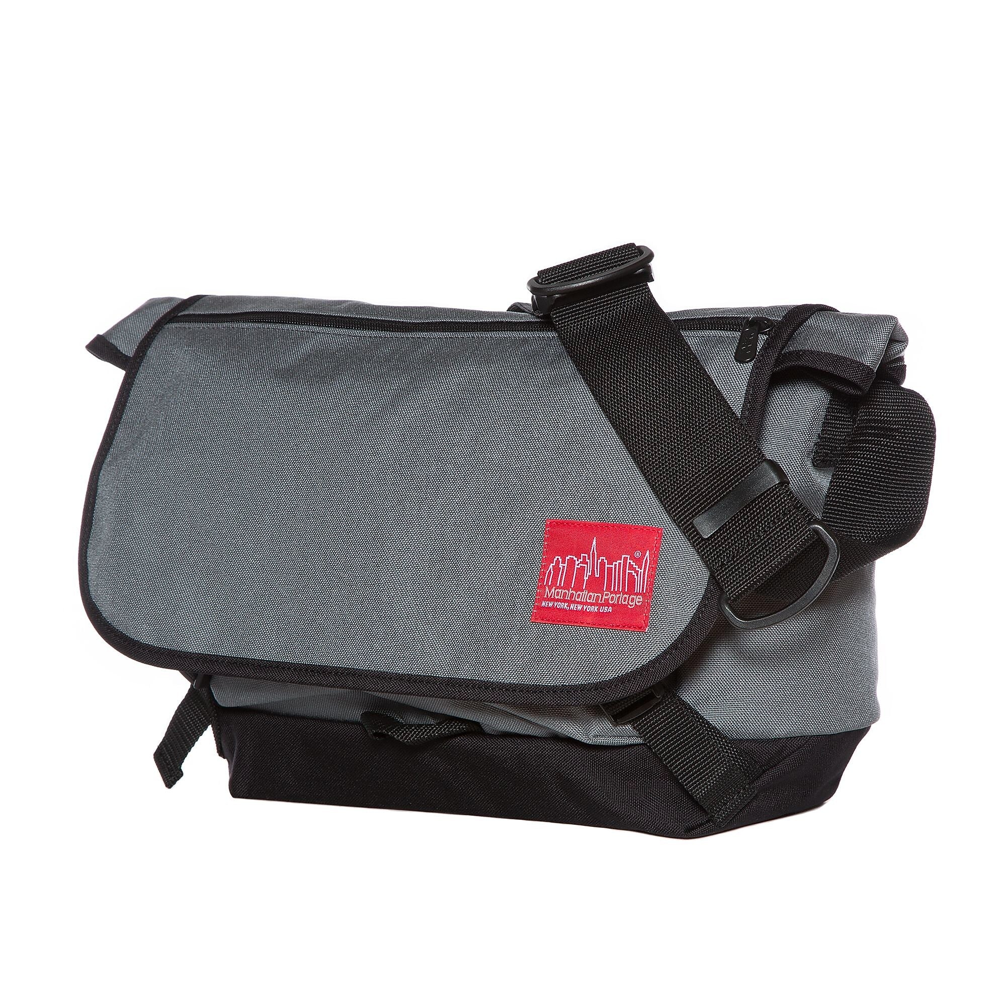 Manhattan Portage Quick-Release Messenger Bag Medium Grey (1642 GRY)