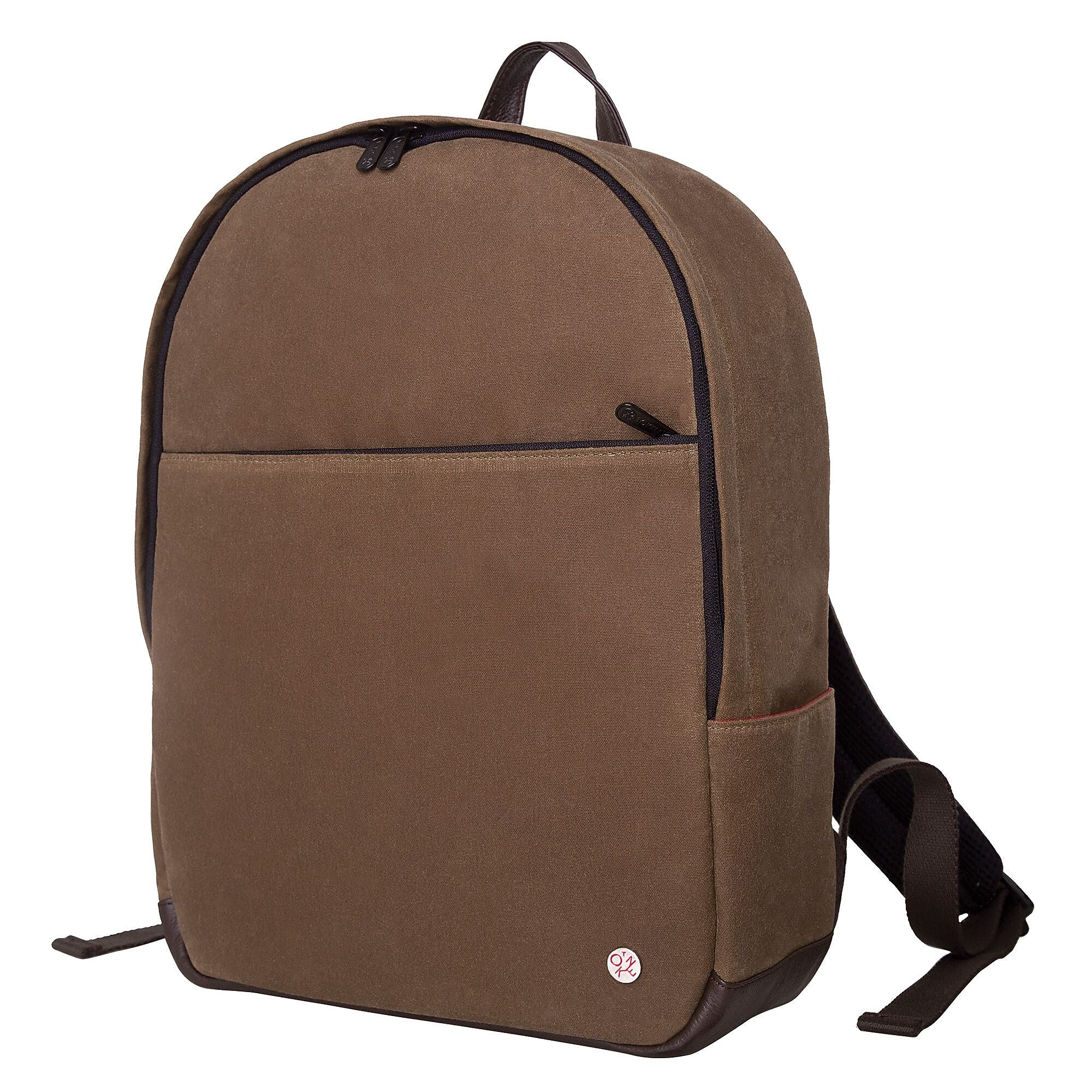 Token University Waxed Laptop Backpack, Medium, Medium Field Tan (TK-200-WX FTAN)