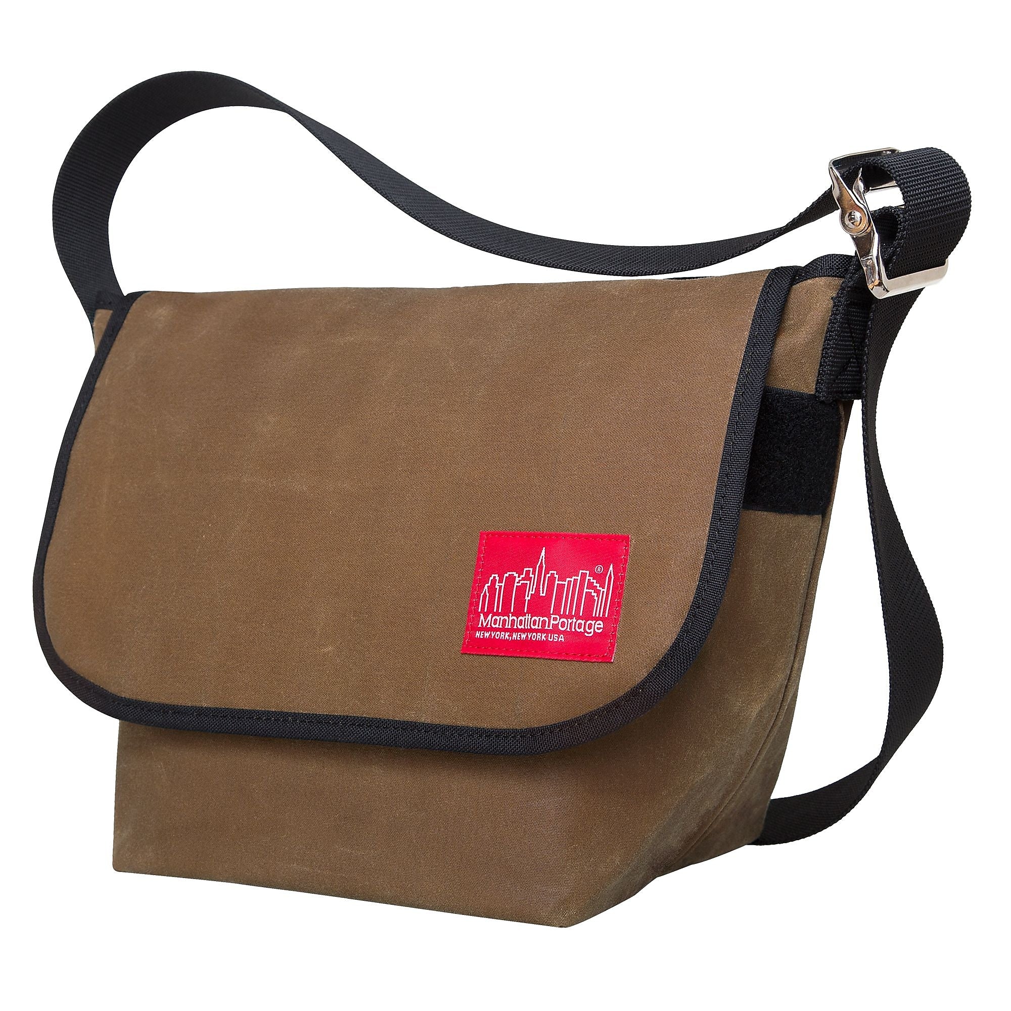 Manhattan Portage Waxed Vintage Messenger Bag Small Field Tan (1605V-WP FTAN)