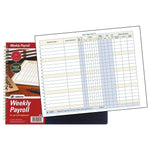 TOPS Payroll Record Book, 8 1/2" x 11", Blue (AFR50)