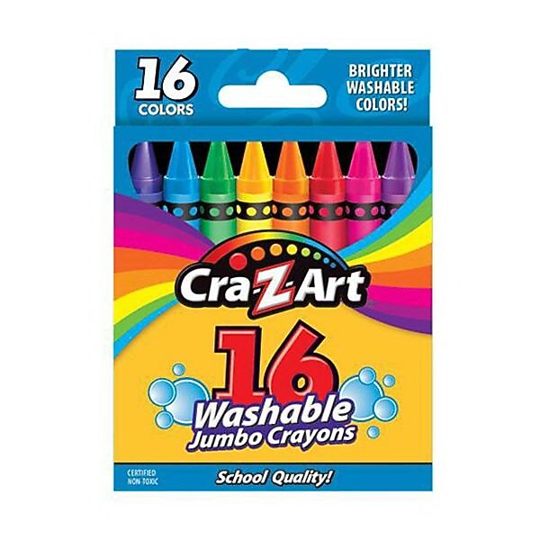 Cra-Z-Art® Jumbo Washable Crayon, 16/Pack (r10204)