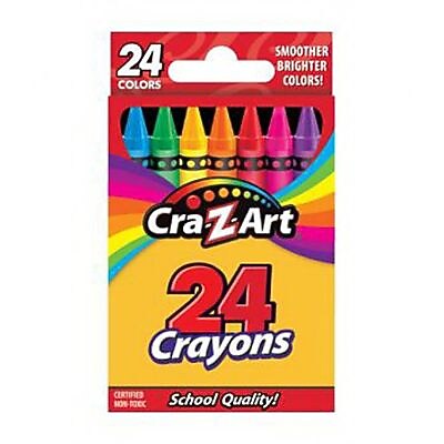 Cra-Z-Art School Quality Crayon, 24/Pack (r10201)