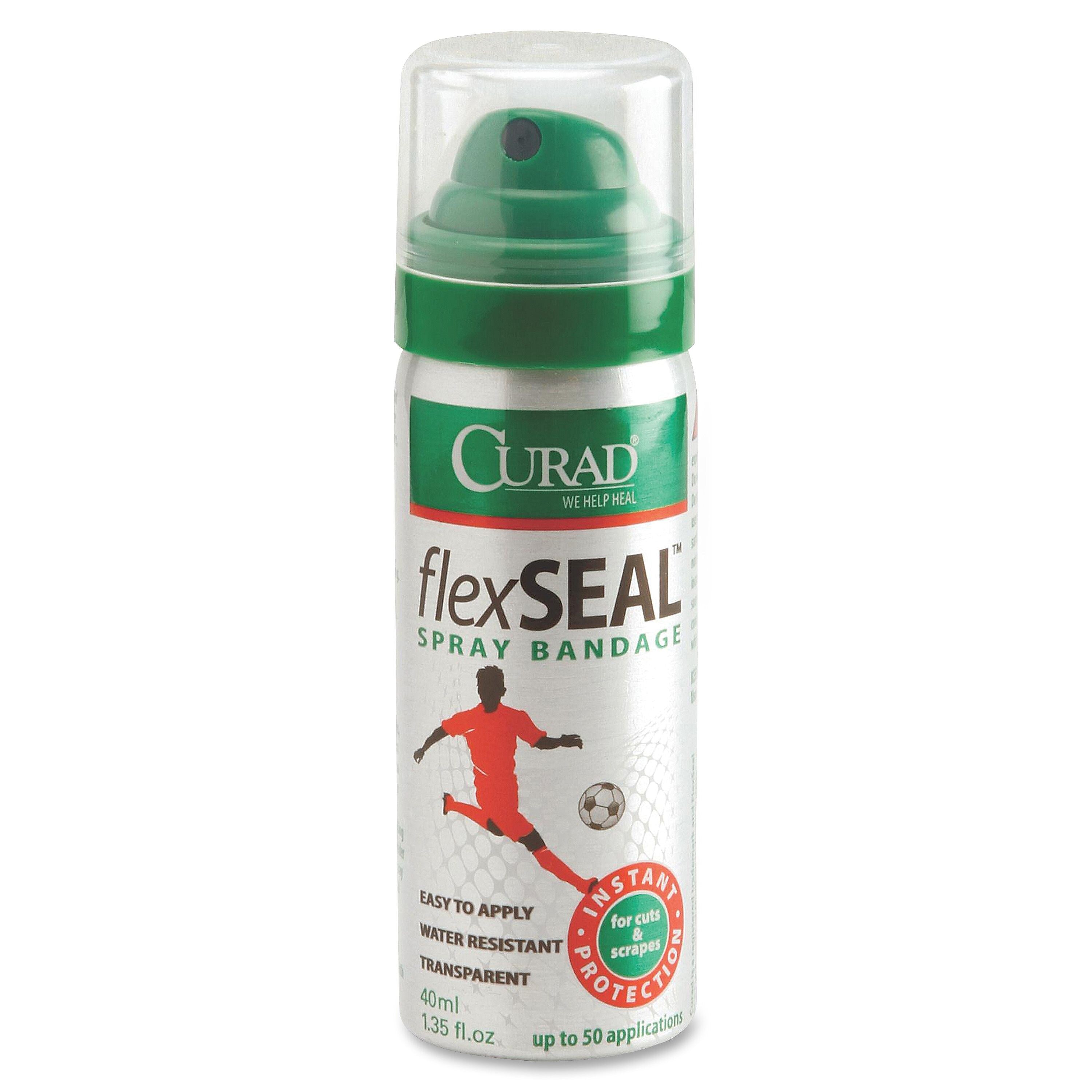 Curad FlexSEAL Spray Bandage, 1.35 fl oz, Transparent