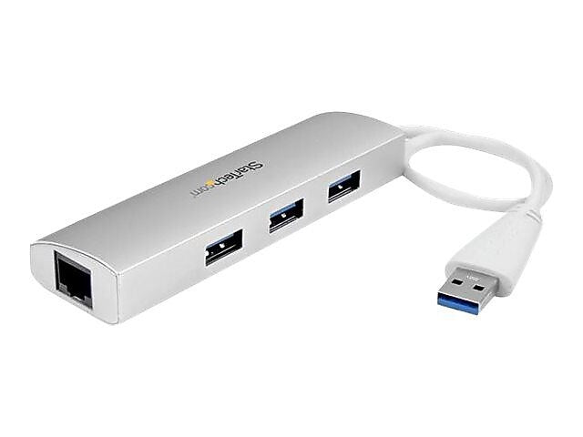 StarTech 3-Port USB Gigabit Ethernet Adapter (ST3300G3UA)