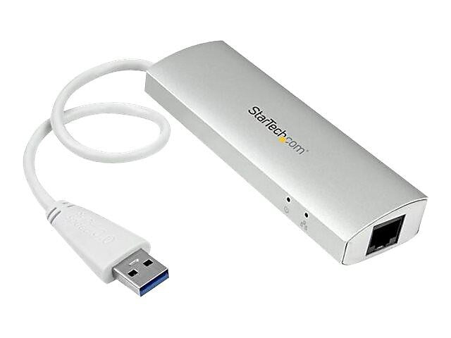 StarTech 3-Port USB Gigabit Ethernet Adapter (ST3300G3UA)