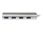 StarTech ST43004UA 4-Port USB 3.0 Hub, Silver