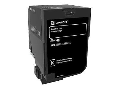 Lexmark 74 Black Extra High Yield Toner Cartridge (74C0H10)