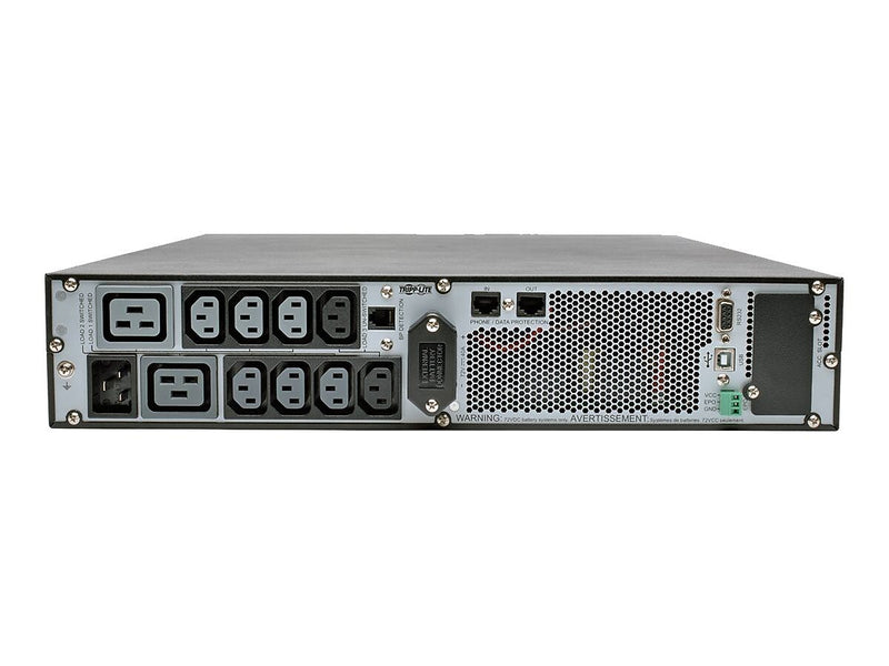 Tripp Lite SmartOnline Double-Conversion UPS, 208/230 V 3 kVA 2.7 kW (SUINT3000LCD2U)