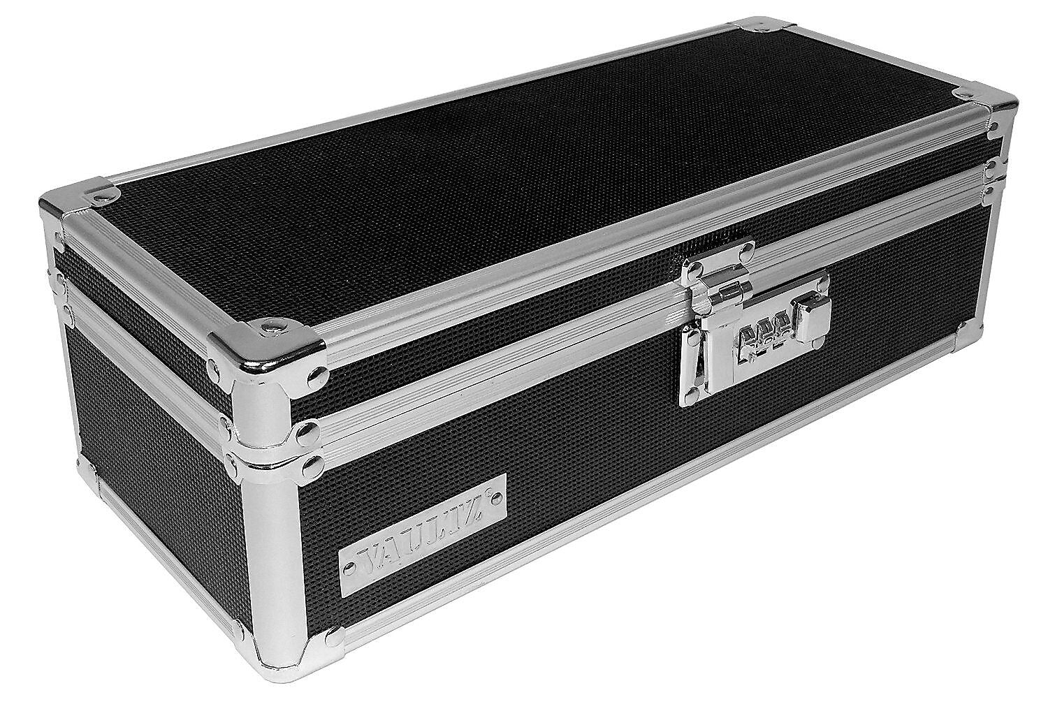 Vaultz® Locking Pill Storage Box, Black (VZ03480-CAM)