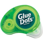 Dot N Go Removable Adhesive Dots, Clear, 6/Pack (GD119)