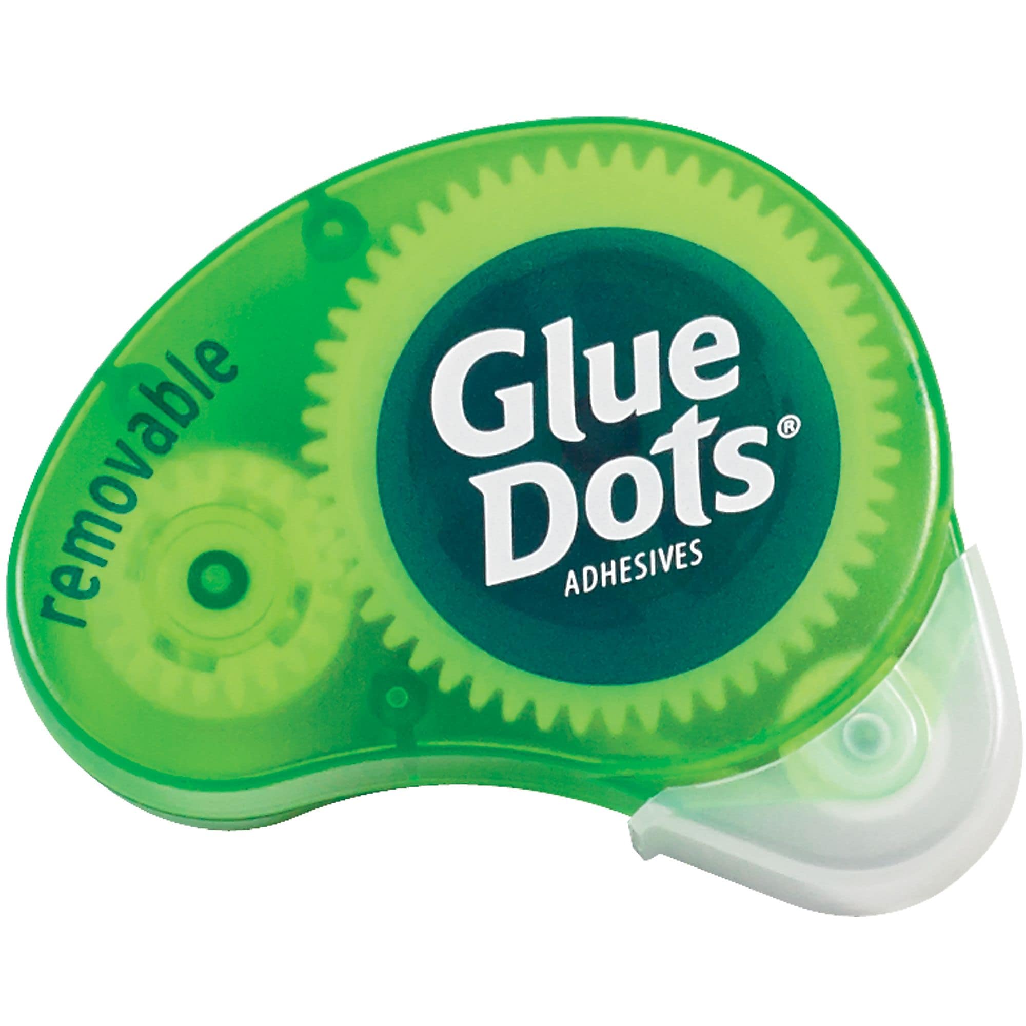 Dot N Go Removable Adhesive Dots, Clear, 6/Pack (GD119)