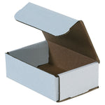 SI Products Corrugated Mailers, 6" x 4" x 2", White, 50/Bundle (M642)