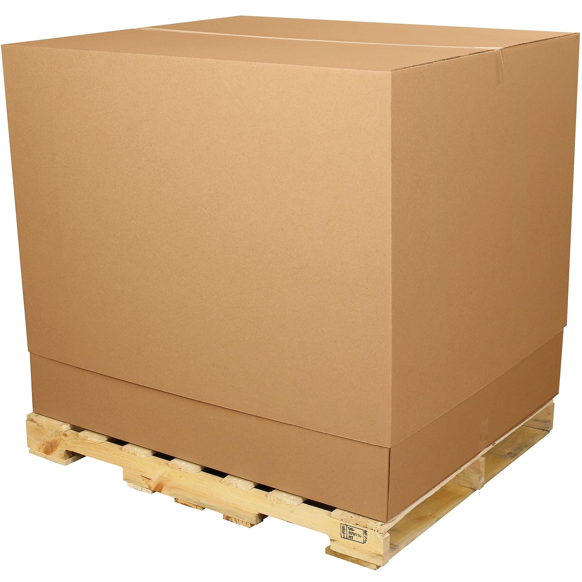 47 3/4" x 40" x 34", Kraft Telescoping Outer Boxes, 5/Bundle (TELETOP)