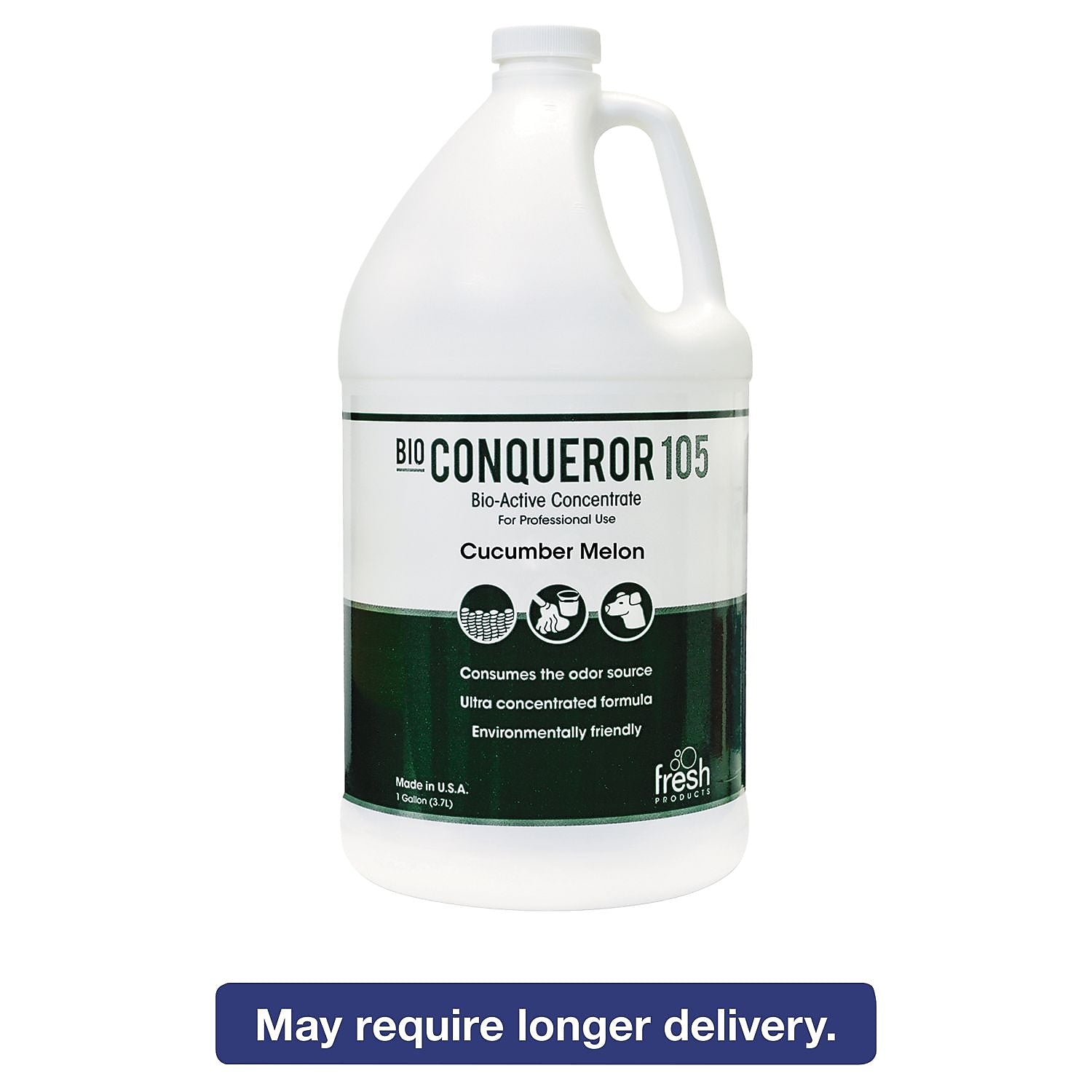 Fresh Products Bio-C 105 Odor Counteractant Concentrate, Cucumber Melon, 1gal, 12/carton
