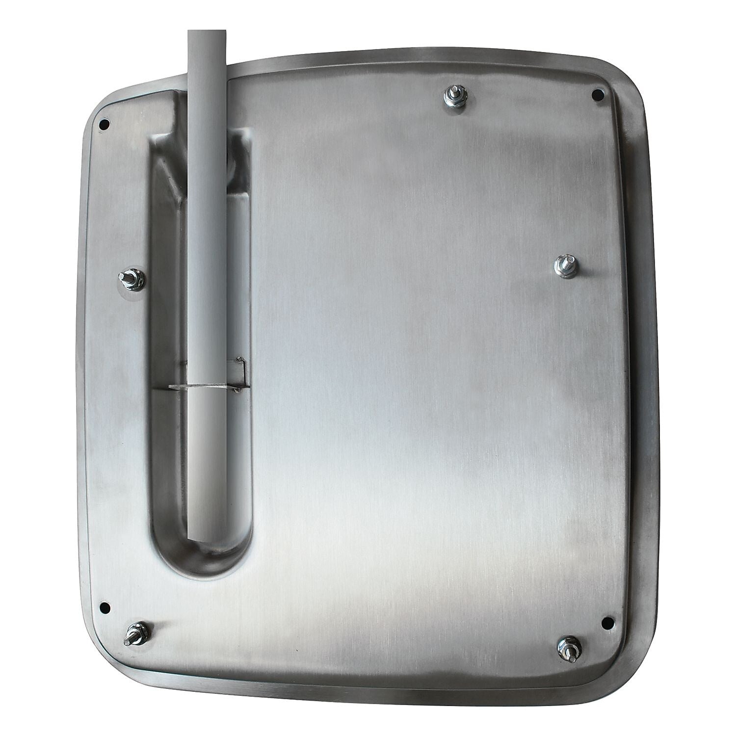 World Dryer Verdedri Hand Dryer Top Entry Adapter Kit , 14 3/8 X 1 1/4 X 13 1/2 , Stainless