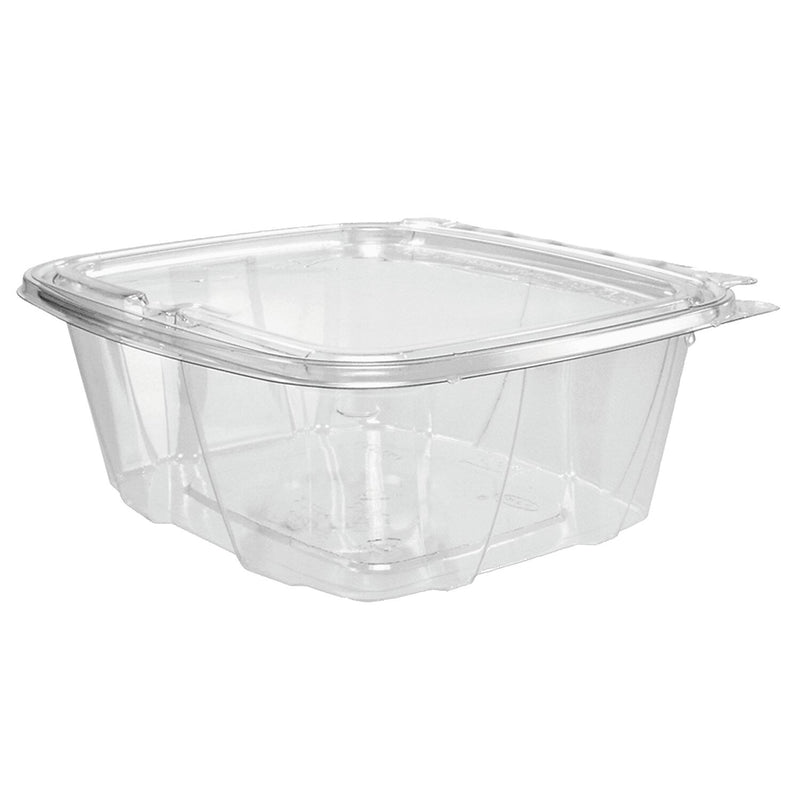 Dart Clearpac Container Lid Combo-Packs, 6.4 X 2.6 X 7.1, 32 Oz, Clear, 200/carton