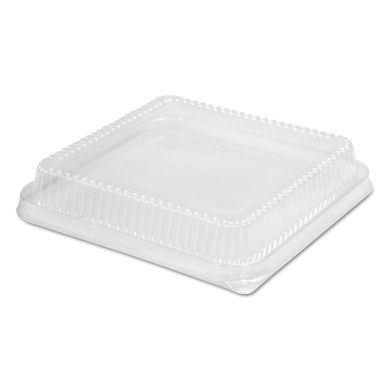 Handi-Foil Plastic Dome Lid, Rectangular, 10 3/16" X 1 5/8" X 10 3/4", Clear, 100/Carton (HFA321LDL)
