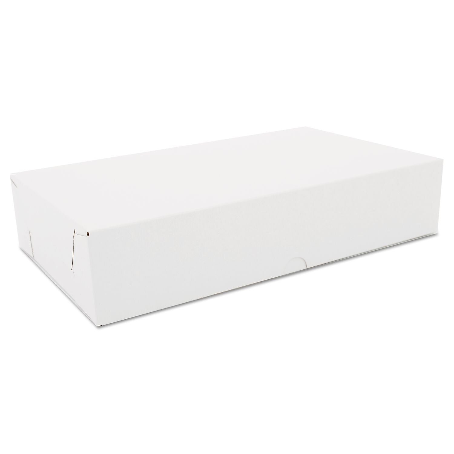 Southern Champion Tray White Paperboard Sausage Box, 2 7/16" x 7 1/8" x 12 1/8", 100/Pack