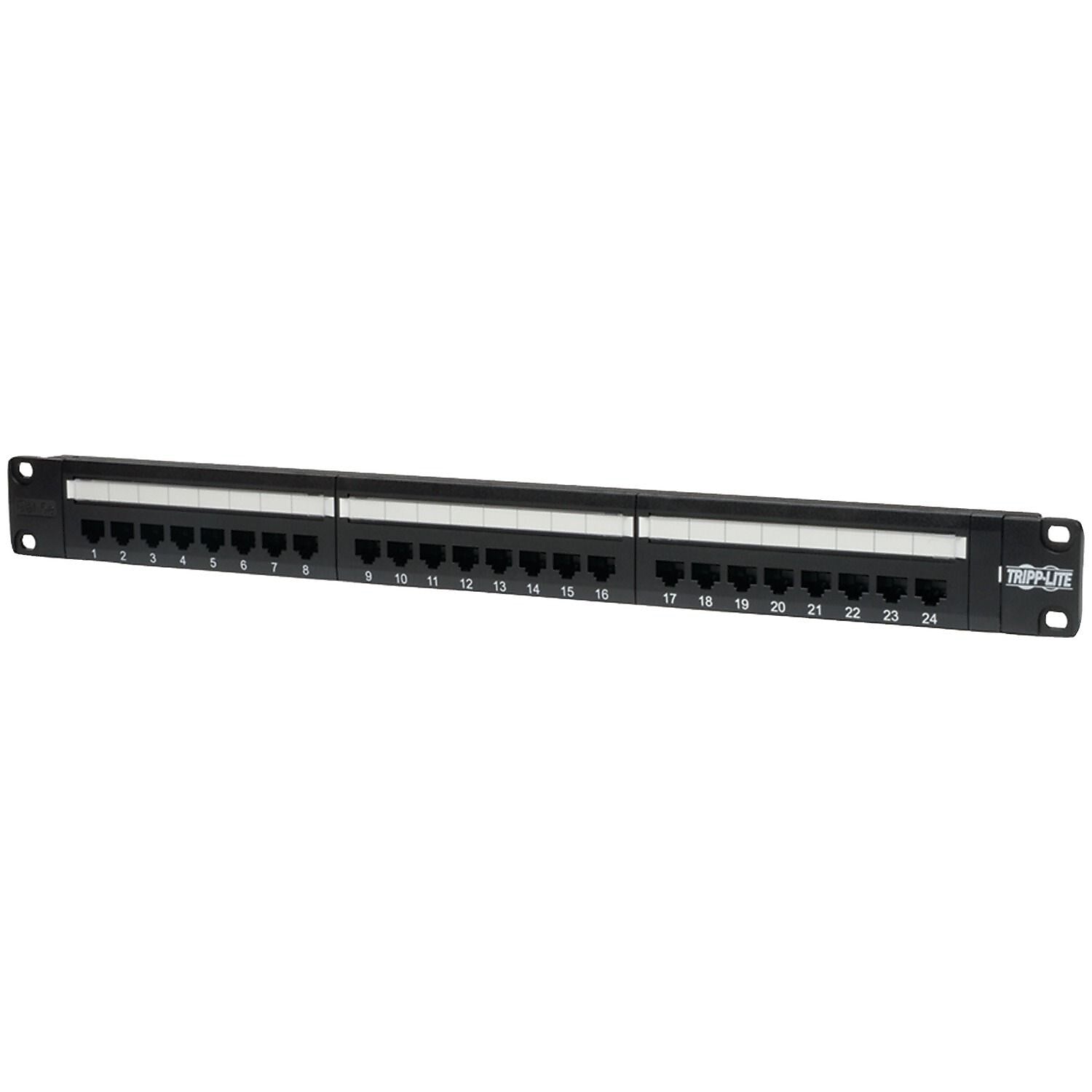 24PORT PATCH PANEL CAT5E 568B