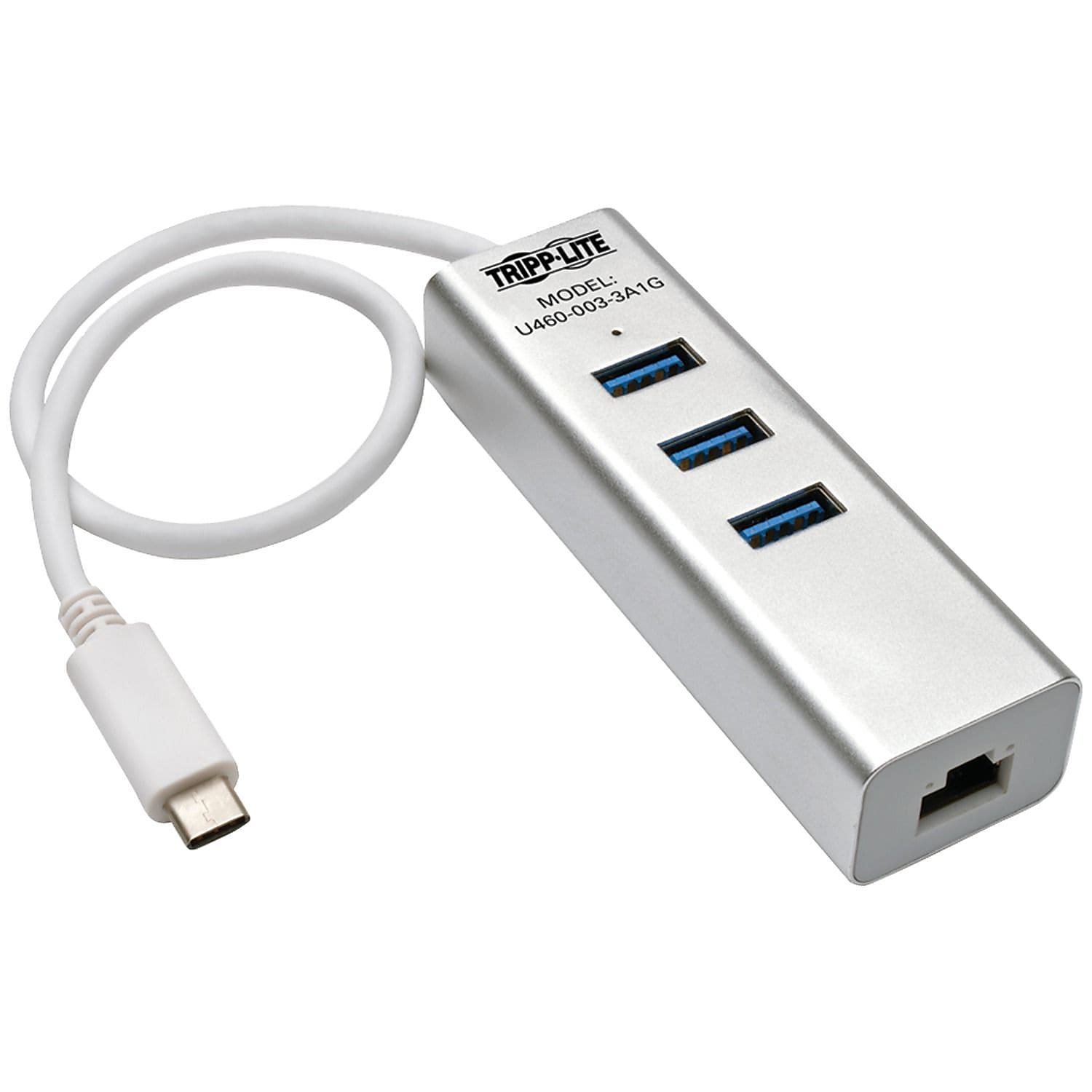 Tripp Lite 4-Port USB Gigabit Ethernet Adapter (U460-003-3A1G)
