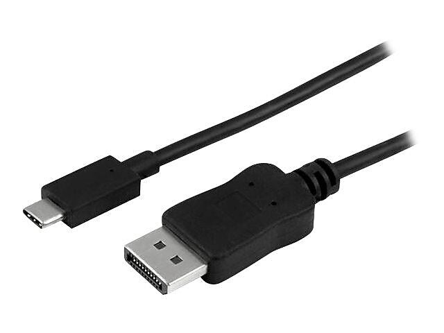 StarTech.com® CDP2DPMM1MB 3.28' USB-C to DisplayPort Adapter Cable, Black