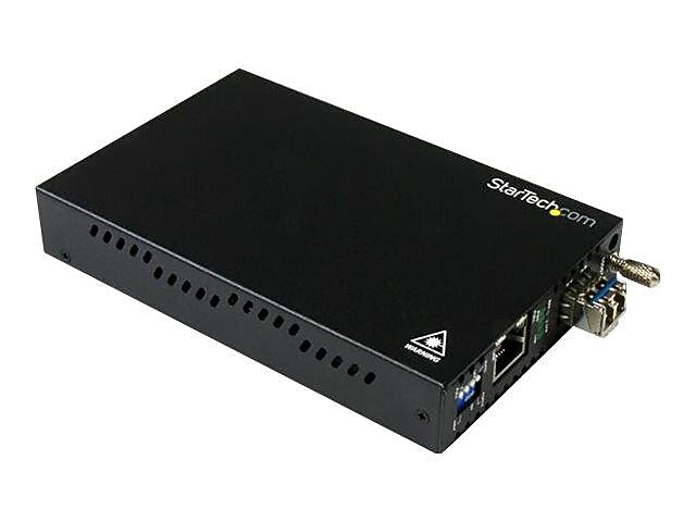 StarTech.com® LC Copper-to-Fiber Transceiver/Media Converter (ET91000SM20)