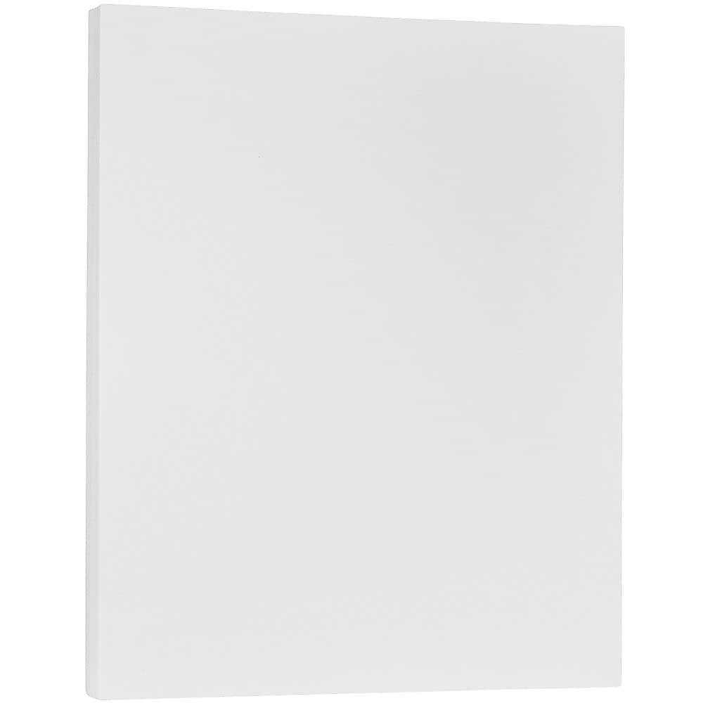 JAM Paper 36 lb. Cardstock Paper, 8.5" x 11", Clear, 50 Sheets/Pack (1566)