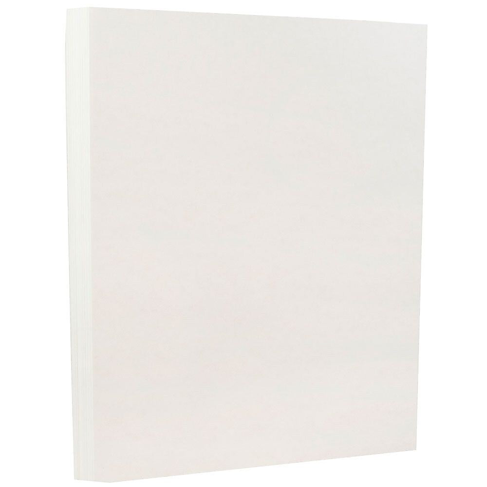 JAM Paper 8.5" x 11" Recycled Parchment Paper, 24 lbs., 100 Brightness, 500 Sheets/Ream (27010B)