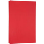 JAM Paper 8.5" x 14" Color Copy Paper, 32 lbs. Red, 500 Sheets/Ream (101337B)
