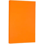 JAM Paper Smooth Colored 8.5" x 14" Color Copy Paper, 32 lbs. Orange, 100 Sheets/Pack (103689)
