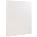 JAM Paper® Strathmore 24lb Paper, 8.5 x 11, Bright White Linen, 500 Sheets/Ream (143920B)