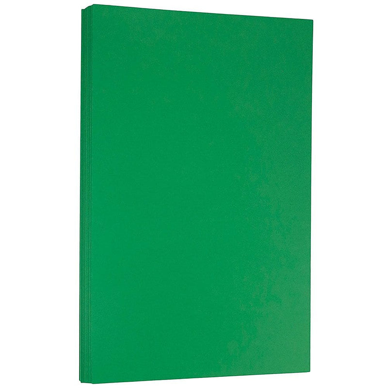 JAM Paper 8.5" x 14" Color Copy Paper, 32 lbs. Green, 500 Sheets/Ream (151053B)