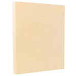 JAM Paper Vellum Bristol 67 lb. Cardstock Paper, 8.5" x 11", Cream, 50 Sheets/Pack (169824)